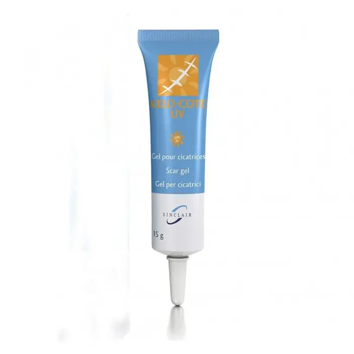 kelocote uv spf30 gel pour cicatrices silicone 15g