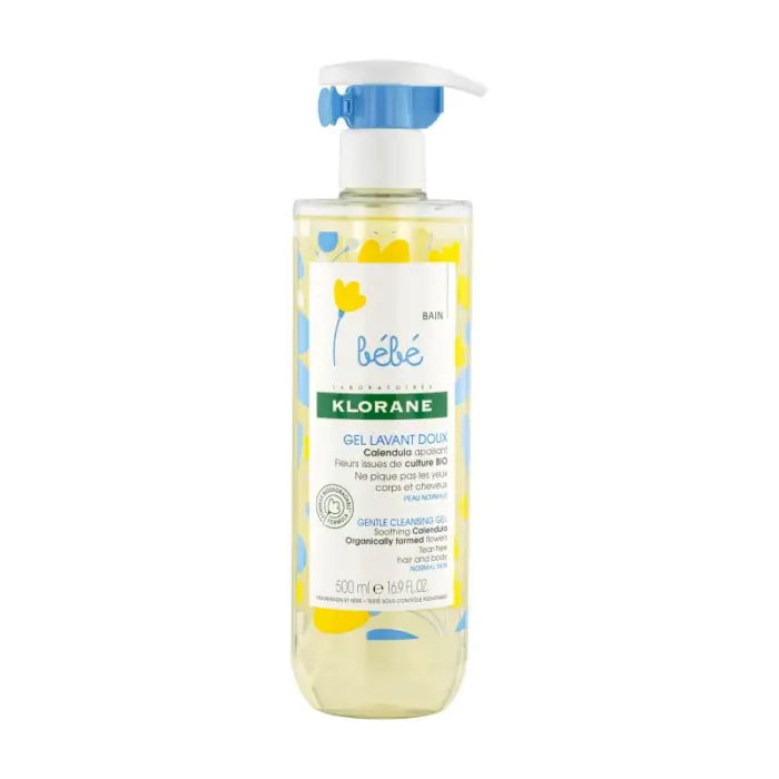 klorane bebe gel douceur moussant 500ml