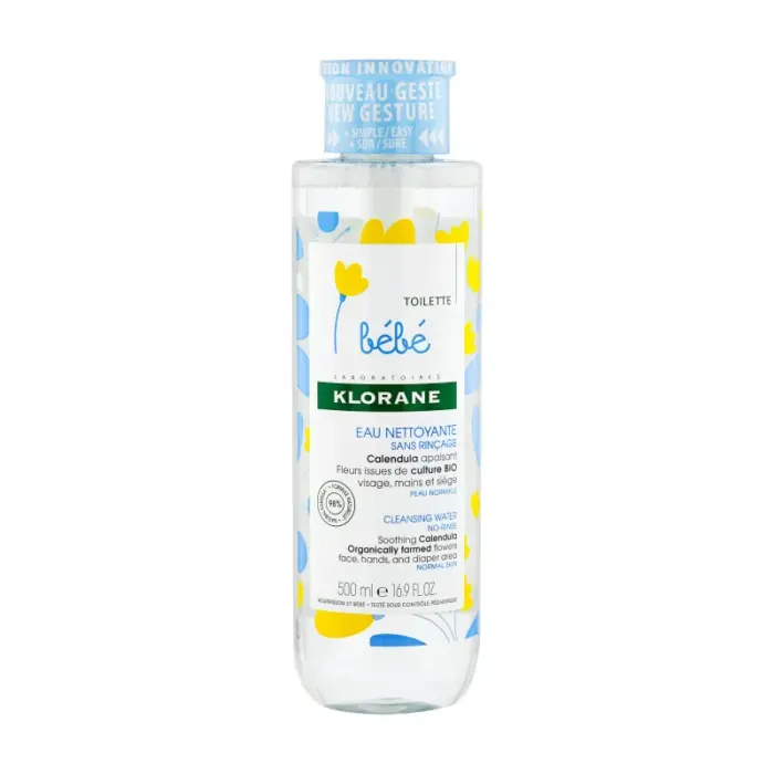 klorane eau nettoyante micellaire sans rincage 500ml