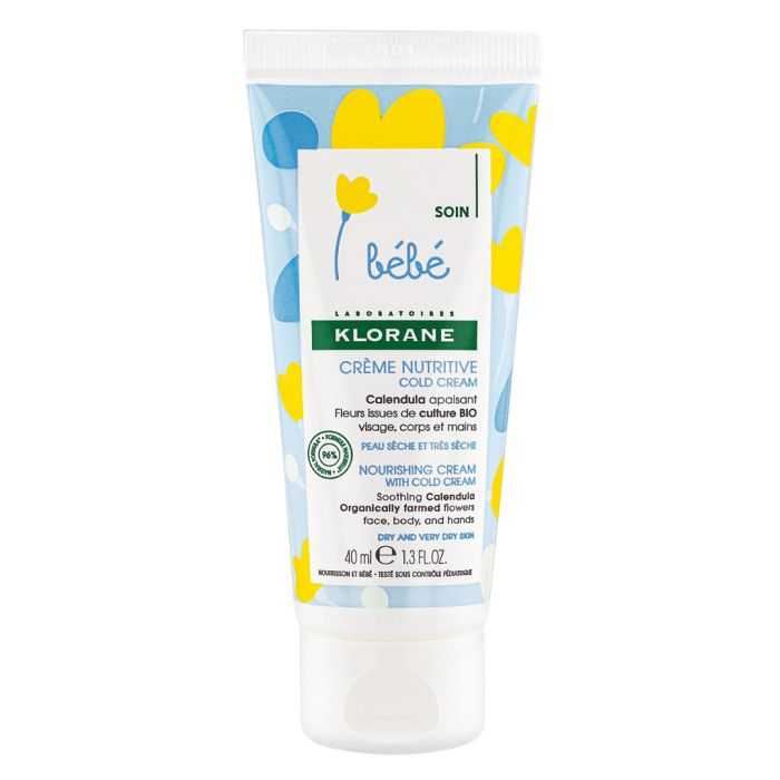 klorane klorane bebe creme nutritive cold creme 40 ml soins visage et corps