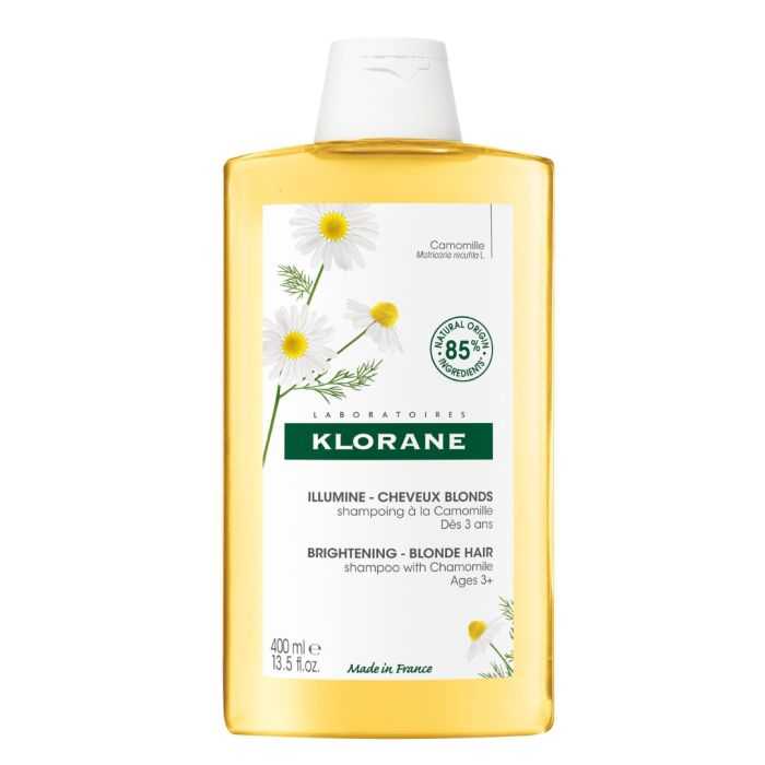 klorane klorane shampooing a la camomille reflets blonds 400 ml shampoing cheveux colores