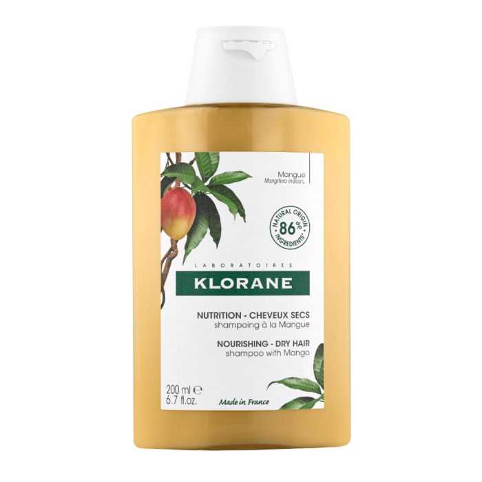 klorane klorane shampooing a la mangue 200 ml shampoing cheveux secs