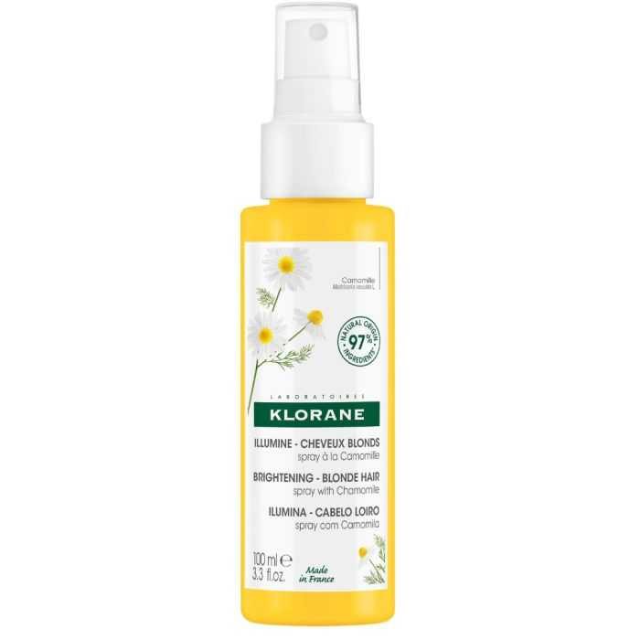 klorane klorane spray a la camomille illumine cheveux blonds 100 ml sprays volume cheveux