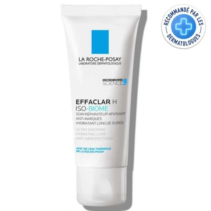 la roche posay effaclar h iso biome soin reparateur apaisant anti marque 40ml