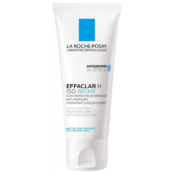 la roche posay effaclar h iso biome soin reparateur apaisant anti marques 40 ml