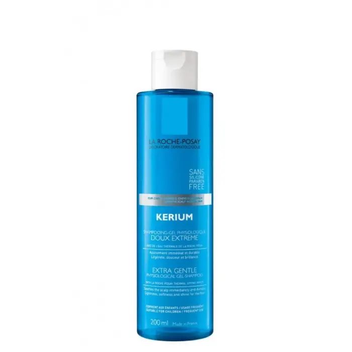 la roche posay kerium doux 200ml shampooing physiologique