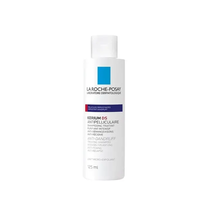 la roche posay kerium ds anti pelliculaire intensif 125ml shampooing cure micro exfoliant