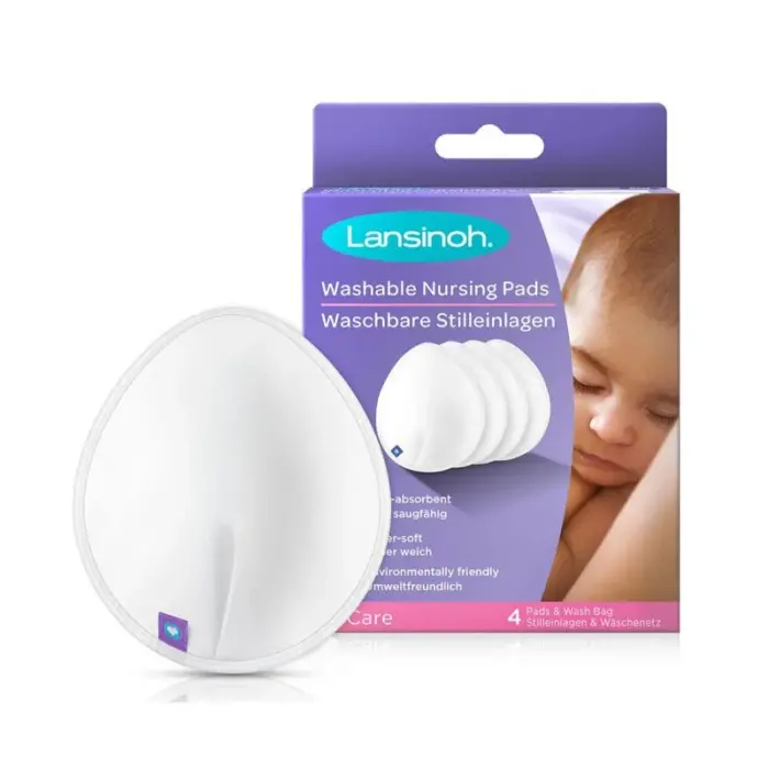 lansinoh coussinet d allaitement lavable 4 unites