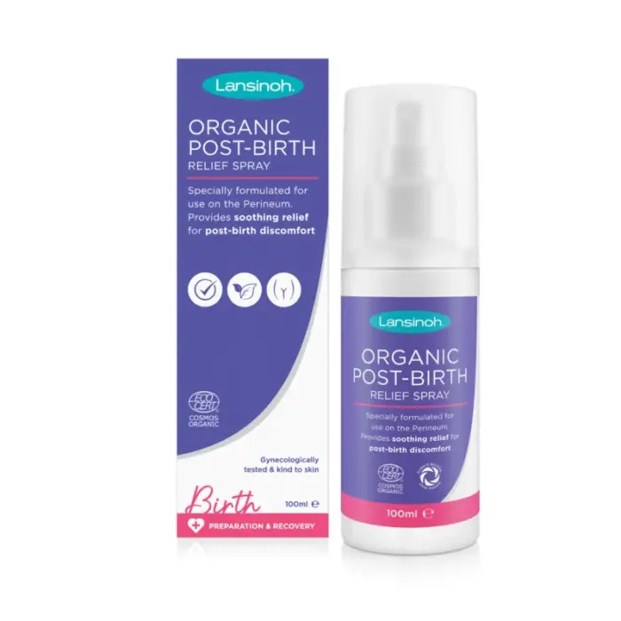lansinoh organic post birth relief spray 100ml