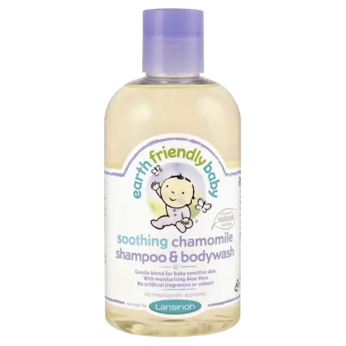 lansinoh shampoing et gel lavant camomille 250ml
