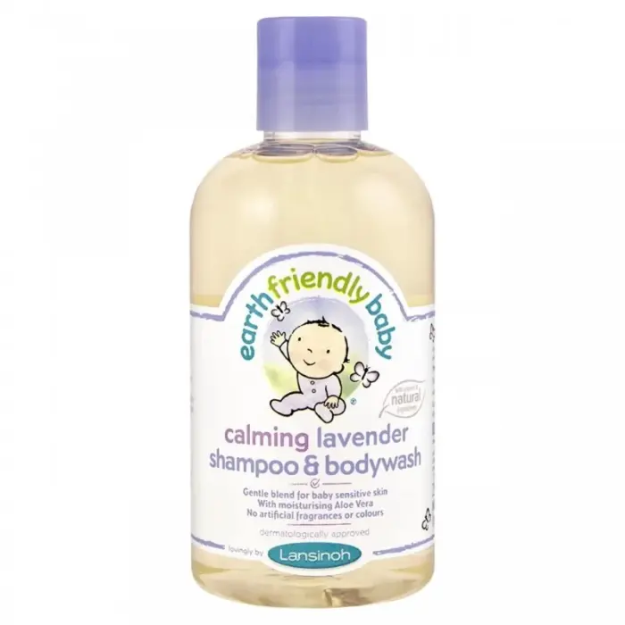 lansinoh shampoing et gel lavant lavande 250ml