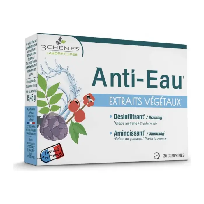 les 3 chenes anti eau desinfiltrant amincissant 30 comprimes