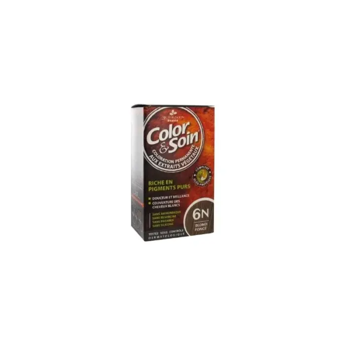 les 3 chenes color soin coloration permanente extraits vegetaux 6n blond fonce