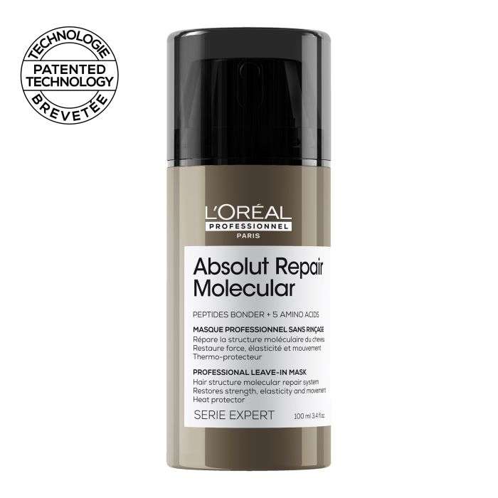 loreal professionnel paris loreal professionnel absolut repair molecular masque professionnel sans rincage 100 ml masque creme e