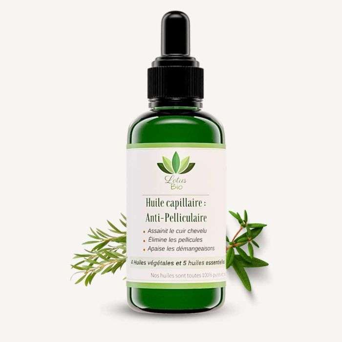 lotus bio huile capillaire antipelliculaire
