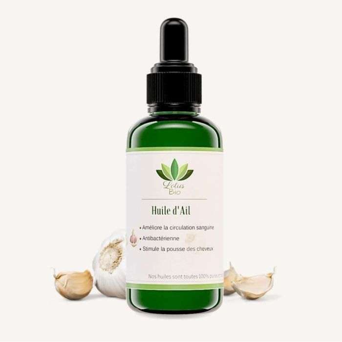 lotus bio huile d ail 50 ml