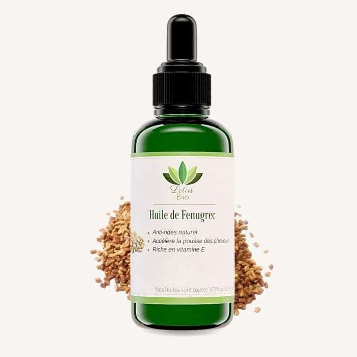 lotus bio lotus bio huile de fenugrec 50 ml produits bio visage et corps