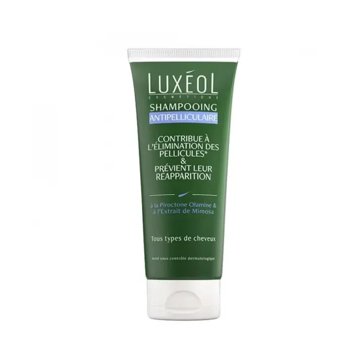 luxeol shampooing anti pelliculaire tous types de cheveux 200m