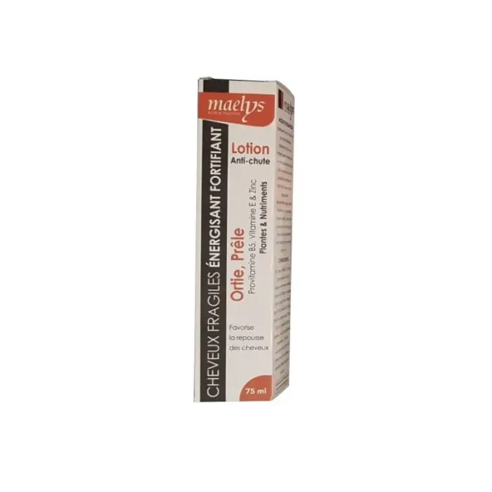 maelys lotion anti chute cheveux fragiles energisant fortifiant 75ml