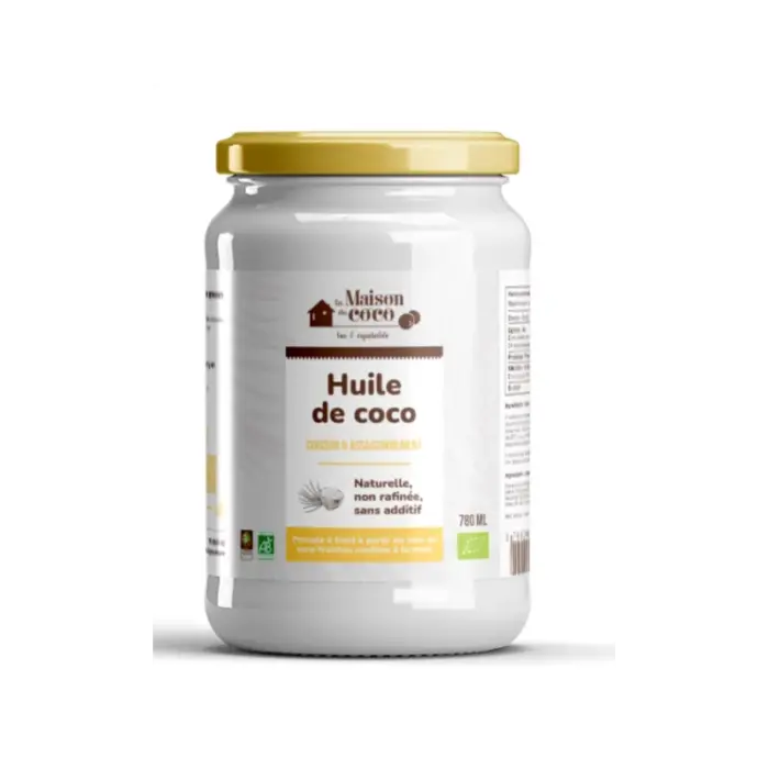 maison de coco huile vierge de noix de coco bio 780 g