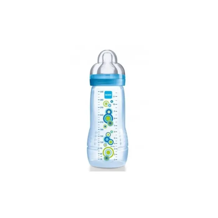 mam biberon easy active bleu 330ml