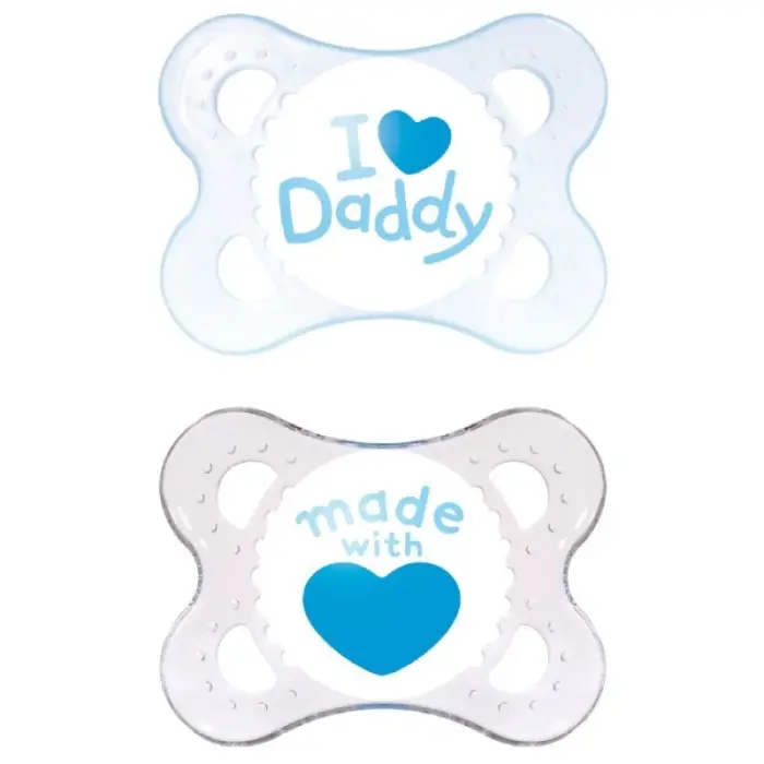mam original sucette 0 6 mois silicone bleu