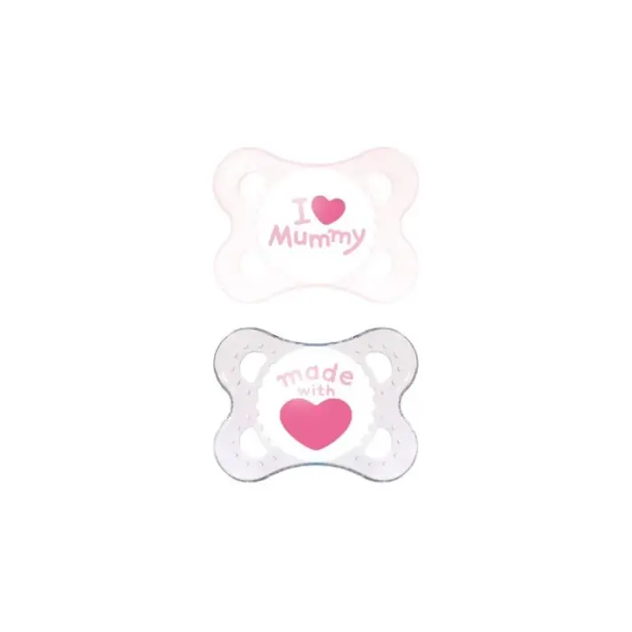 mam original sucette 0 6 mois silicone rose