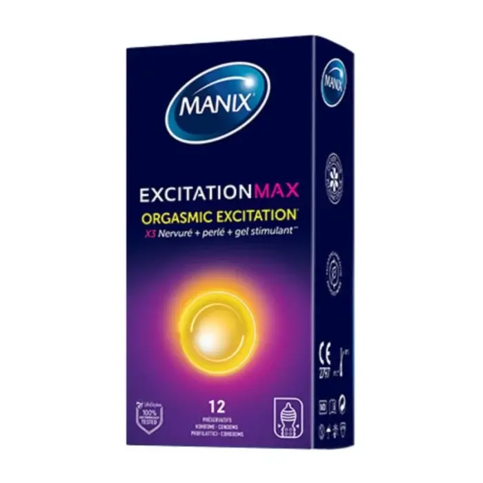 manix excitation max 14 preservatifs