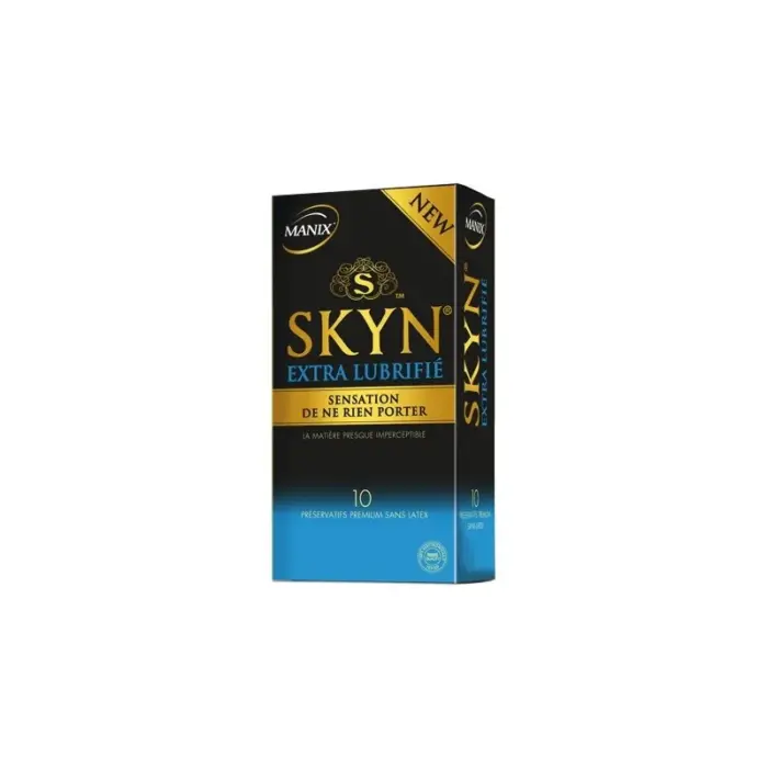 manix skyn extra lubrifie 10 preservatifs