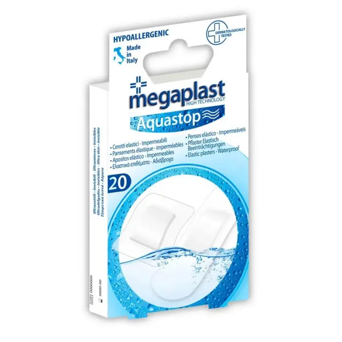 megaplast aquastop pansement boite 20