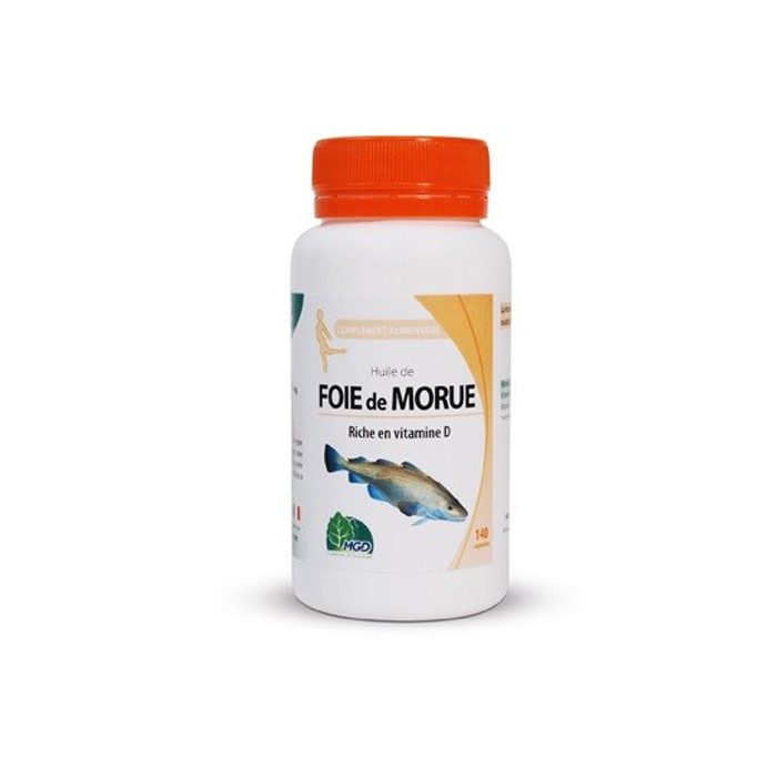 mgd nature mgd nature huile de foie de morue 270 mg 140 capsules complements alimentaires