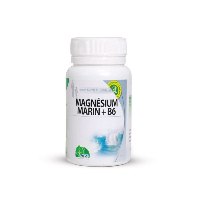 mgd nature mgd nature magnesium marin b6 30 gelules complements alimentaires