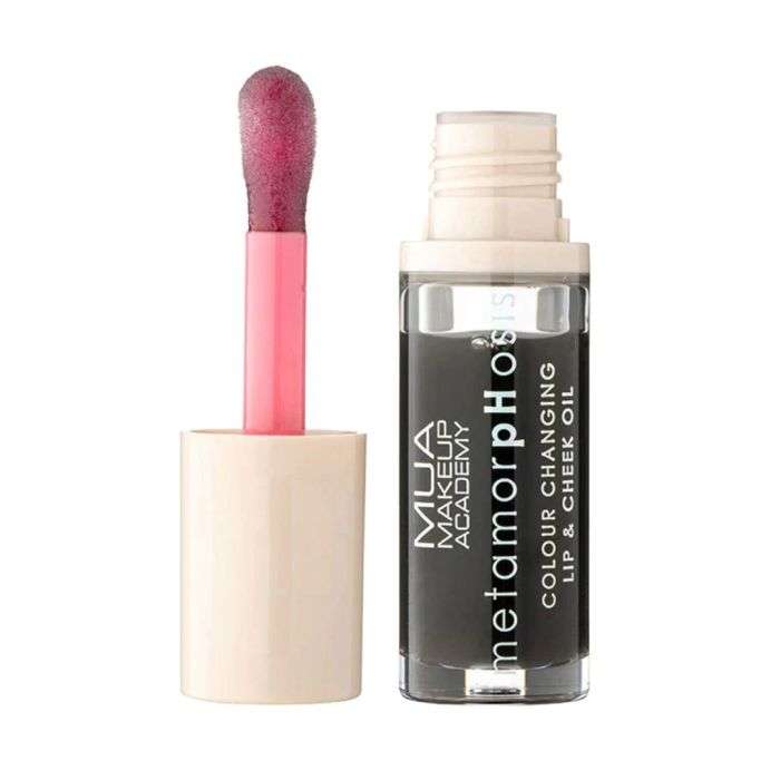 mua makeup academy mua metamorphosis huile pour levres et joues changeante de couleur levres