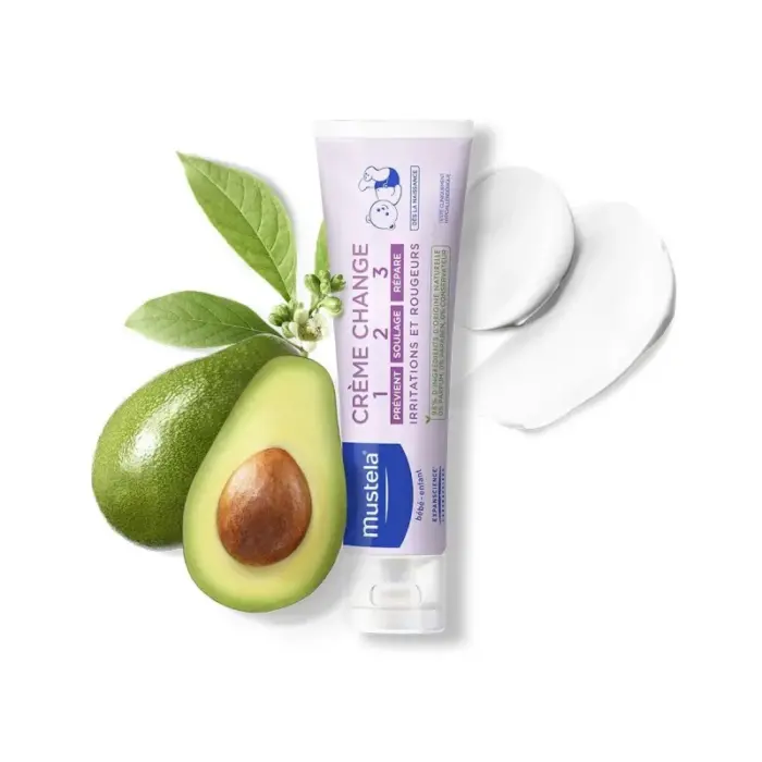 mustela creme pour le change vitaminee 100ml previent les rougeurs