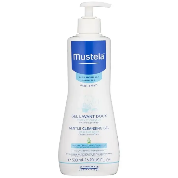 mustela dermo nettoyant 500ml gel lavant sans savon