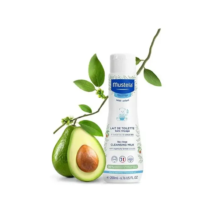 mustela lait de toilette 200ml nettoie et adoucit