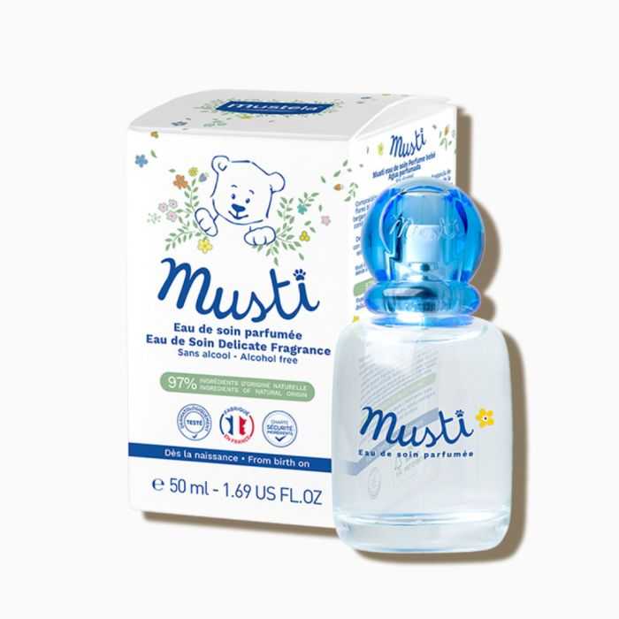 mustela mustela eau de soin musti 50 ml sans alcool eaux parfumees et coffrets