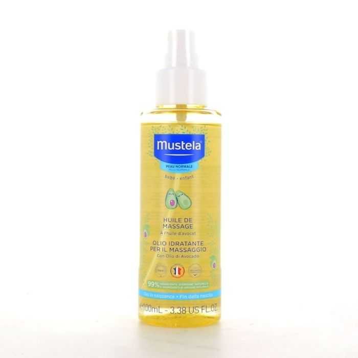mustela mustela huile de massage bebe 100 ml soins cheveux visage et corps