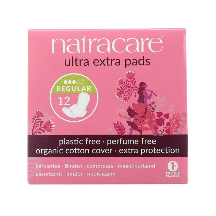 natracare serviette ultra extra normal 12 u