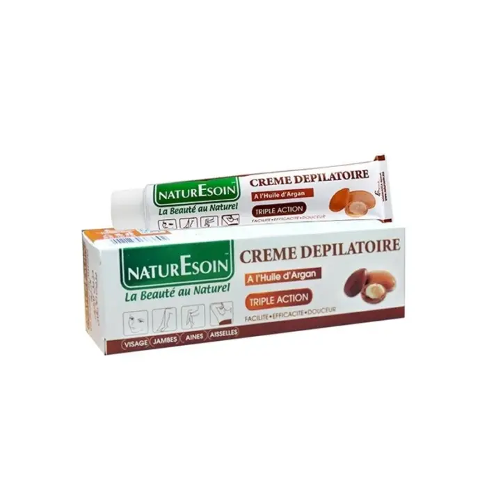 naturesoin creme depilatoire a lhuile dargan 50 ml