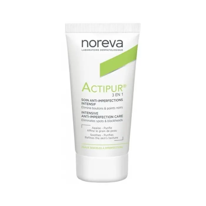 noreva actipur 3en1 soin anti imperfections correcteur intensif 30 ml