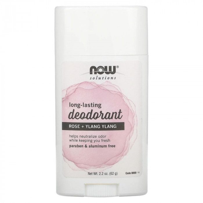 now now deodorant longue duree rose ylang ylang 62g produits americains visage et corps