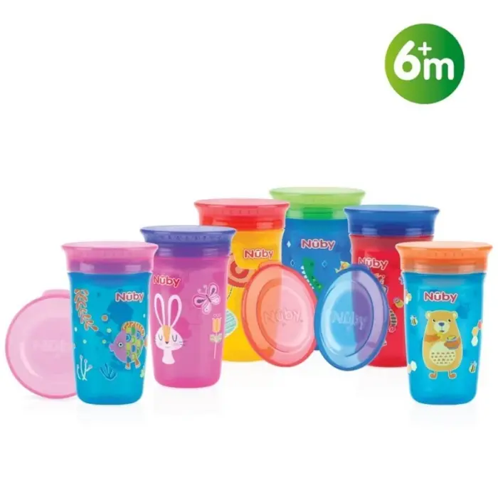 nuby gobelet magique 360 300ml 6m