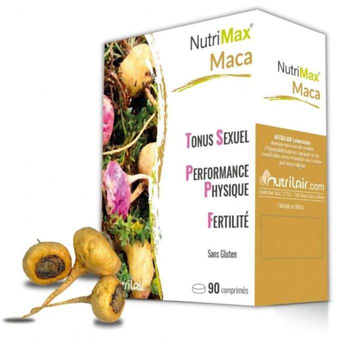 nutrimax nutrimax maca 90 comprimes gynecologie troubles urinaires