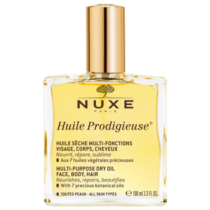nuxe huile prodigieuse 100ml soin multi fonctions visage corps cheveux