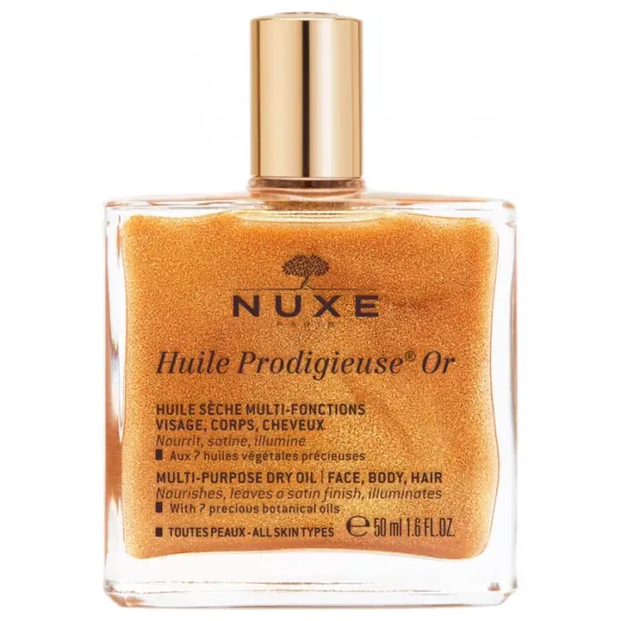 nuxe huile prodigieuse or 50ml soin multi fonctions visage corps cheveux