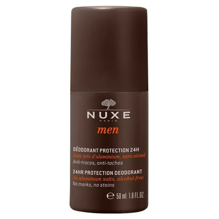 nuxe men deodorant protection 24h 50ml tous types de peaux meme sensibles