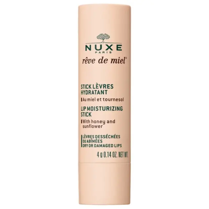 nuxe reve de miel stick levres hydratant 4g levres dessechees ou gercees