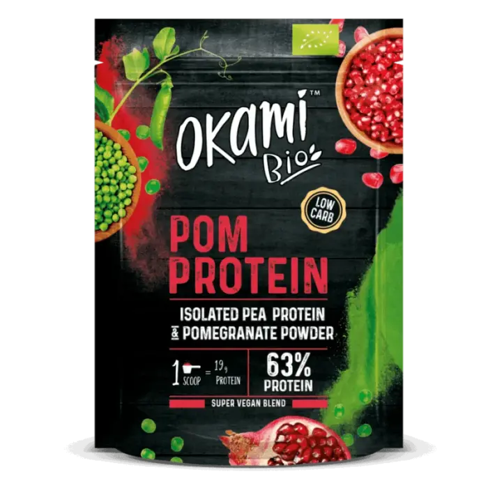 okami bio proteine de pois a la grenade 500g