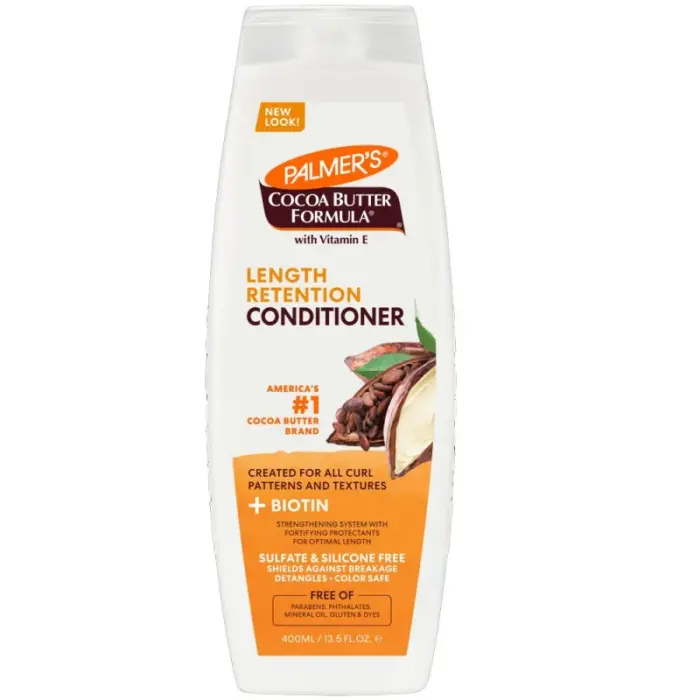 palmers apres shampooing beurre de cacao et biotine 400ml